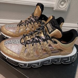 designer LIMITED EDITION VERSACE Trigreca Glitter sneaker